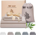 TWK Luxury Sheet Set King Sand - 100% Viscose from Bamboo