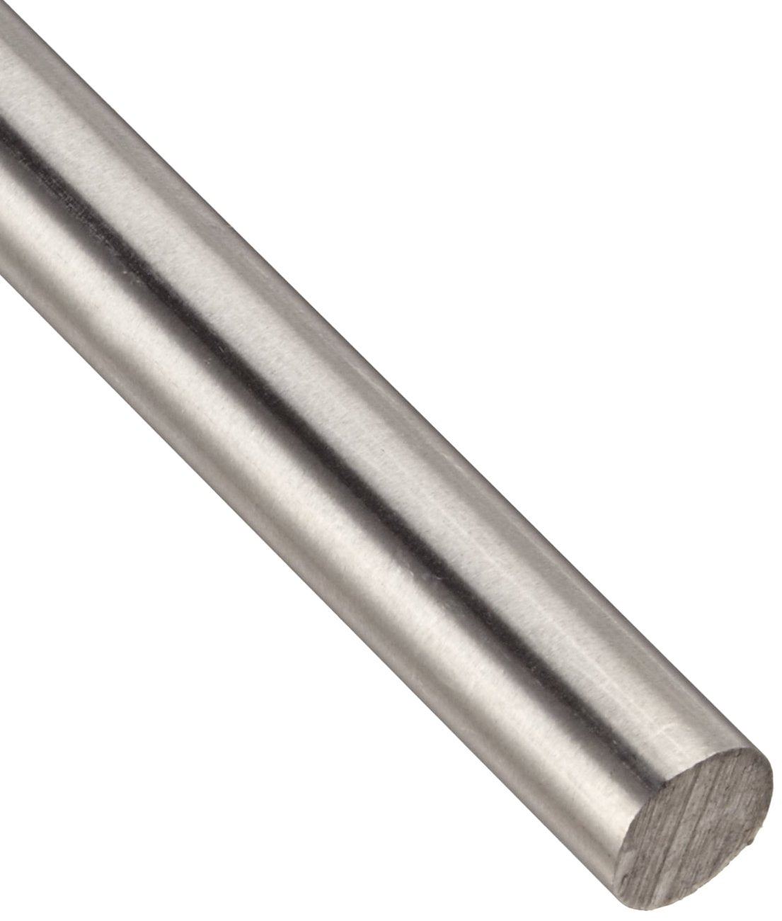 316 Stainless Steel Round Bar, 1.5 in Diameter, 48 in Length