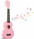 Beginner's Delight: 21 Pink Acoustic Ukulele for Kids