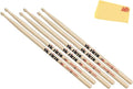 Vic Firth American Classic 5B Wood-Tipped Drumsticks - Durable 3-Pack