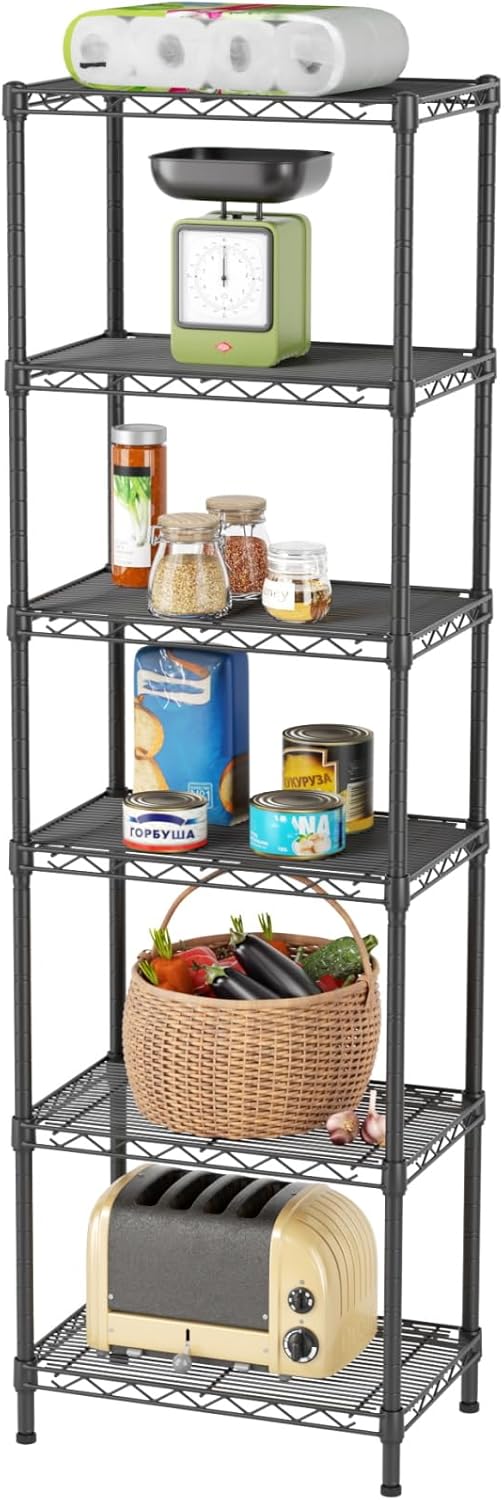 SINGAYE 6 Shelves Bathroom Organizers for Home Storage Needs