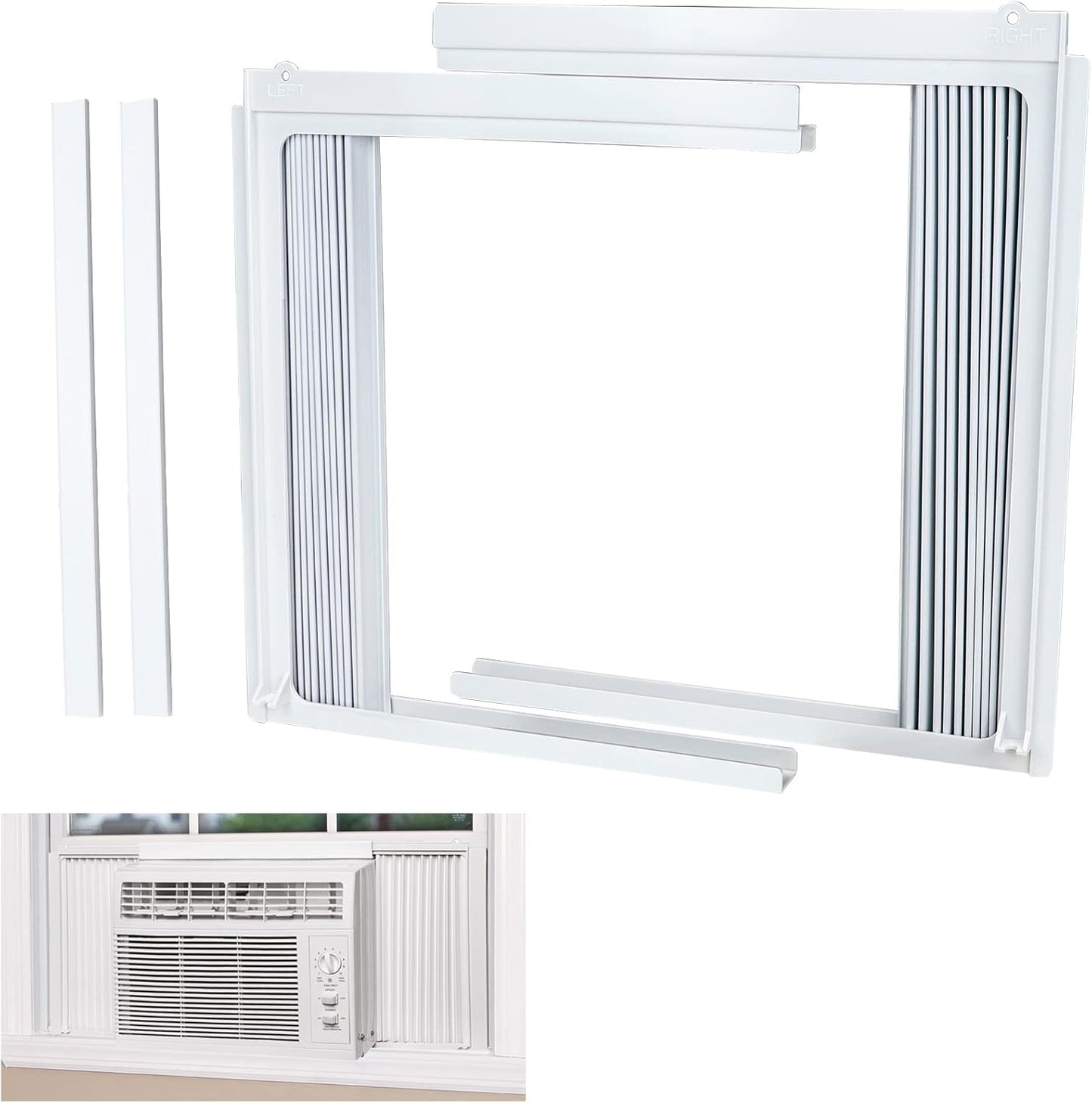 Custom Fit AC Side Panel Set - Insulates & Seals