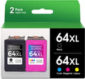64 64XL Ink Cartridge Combo Pack Replacement for HP 64 - High Yield