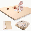 Baby Play Mat for Floor 2-in-1 Foldable Foam Mat & Ball Pit - Extra