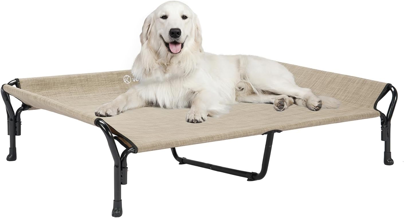 Veehoo Cooling Elevated Dog Bed for Comfort and Safety