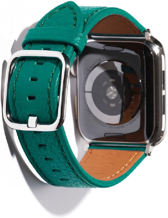 Leather Bands Compatible with Apple Watch for All Series Models