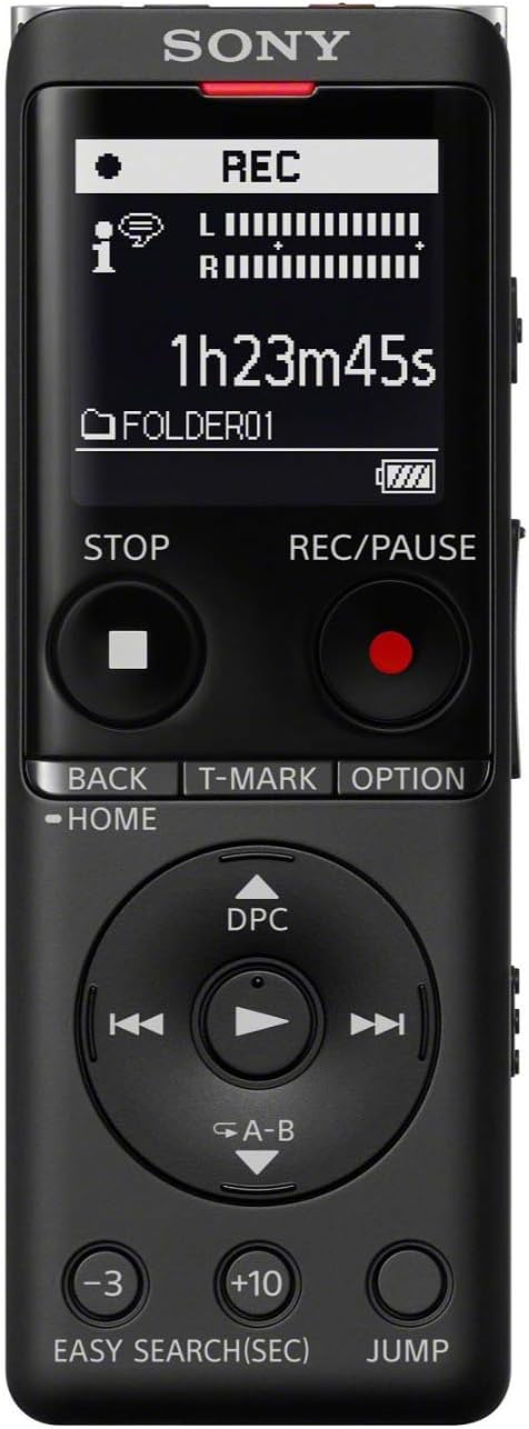 Sony ICD-UX570 Digital Voice Recorder with Enhanced Sound Quality