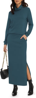 Casly Lamiit Women's Two Piece Skirt Set for Trendy Comfort