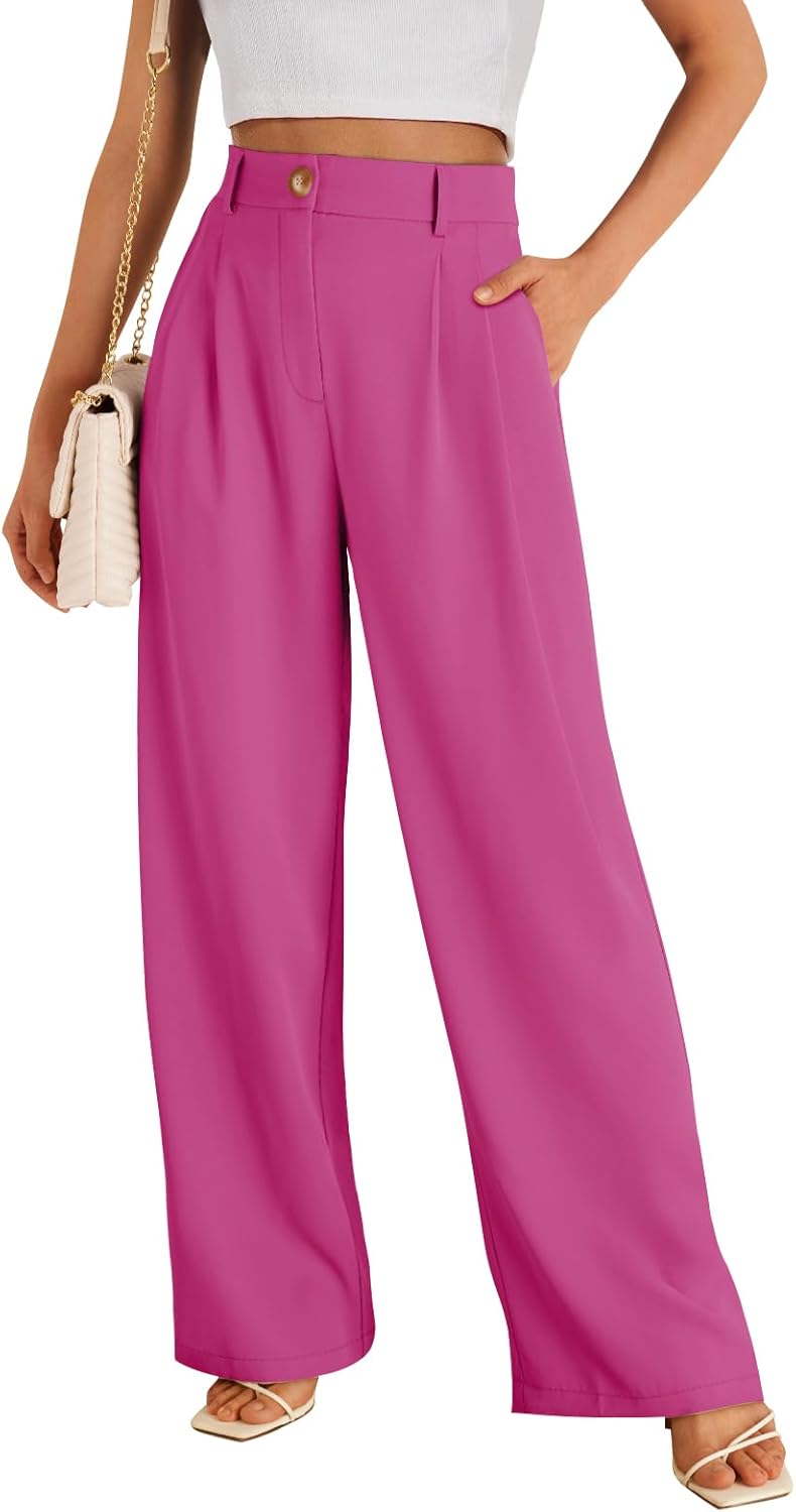 LILLUSORY Wide Leg Dress Pants for Stylish Everyday Wear