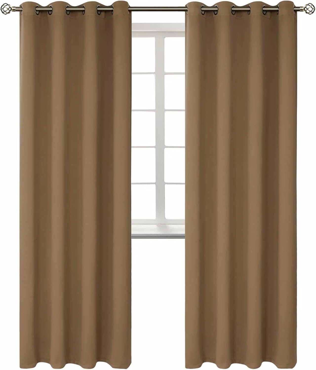 BGment Blackout Curtains for Living Room - Thermal Insulated 2 Panels