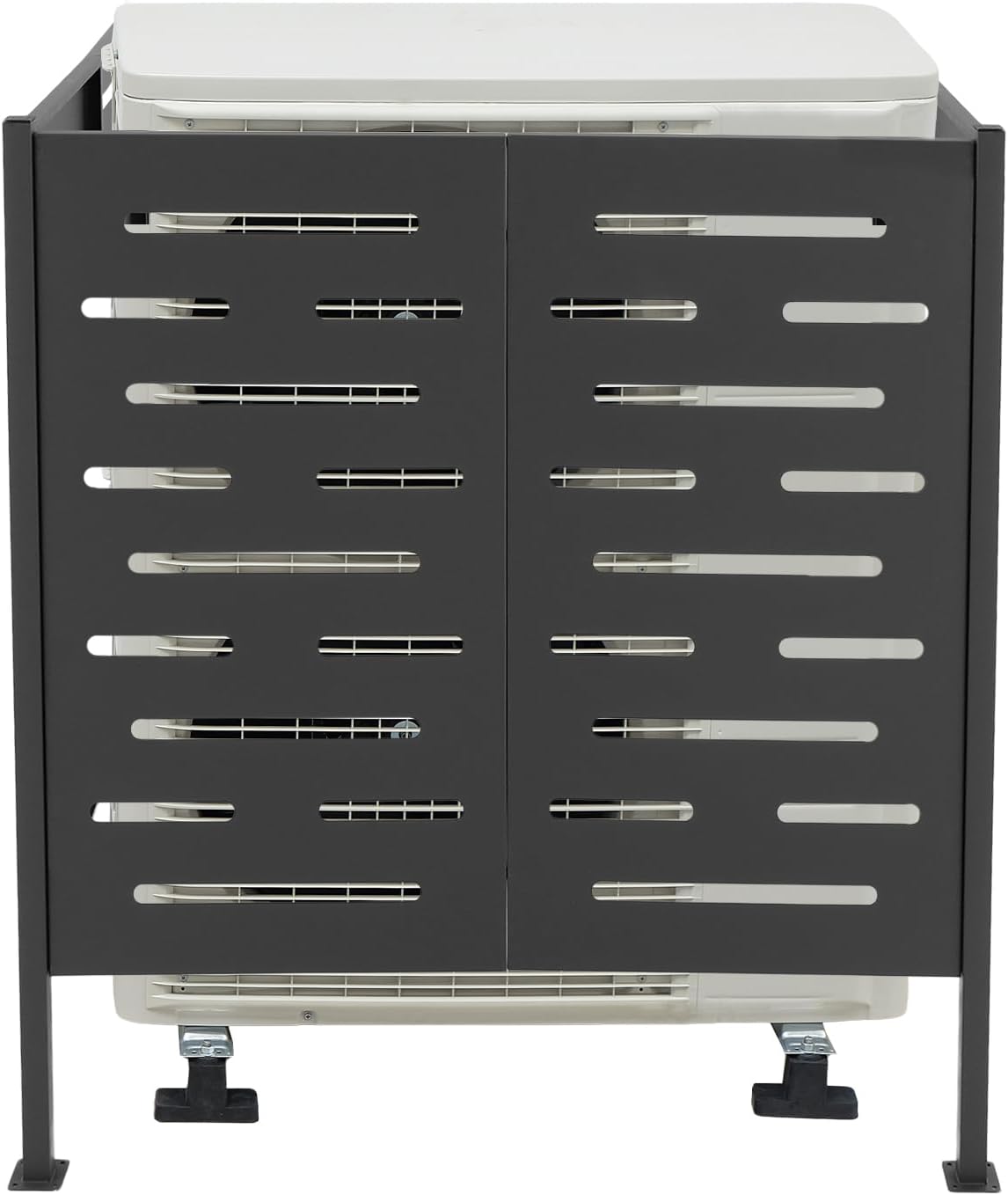 Hide A/C Units Stylishly - Iron Privacy Fence Panels - SHATUOA
