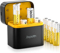 Rechargeable AA Lithium Batteries 8 Pack with Fast Charger - Long Life