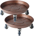 16in Heavy Duty Plant Dolly 2 Pack - Moves Up To 320lbs Easily