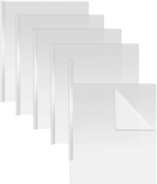 50 Clear Report Covers with Durable Slider Bars