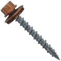 Metal ROOFING SCREWS 10 x 1-1/2 in Copper Hex Head - Durable Fixings