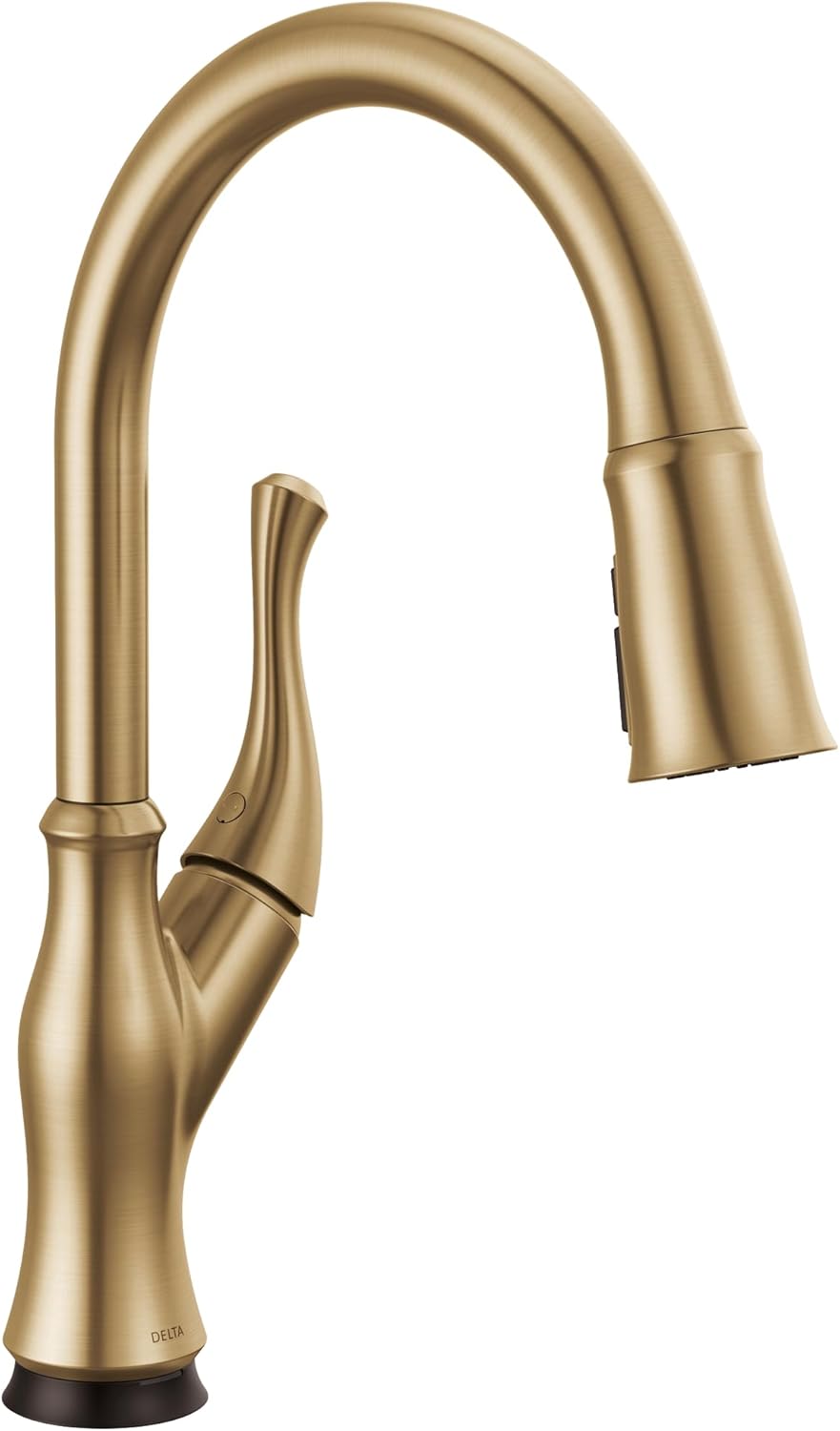 Delta Ophelia Brushed Gold Touch Kitchen Faucet with Pull Down Sprayer