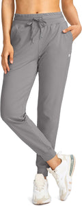 G Gradual Women's High Waisted Joggers - Soft Athletic Tapered