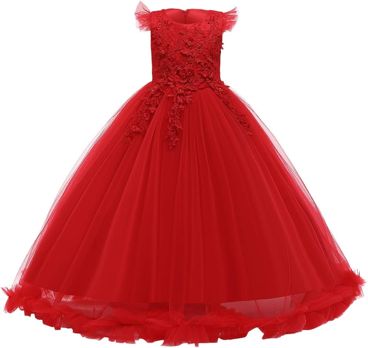 Flower Girls Maxi Dress for Weddings and Special Occasions