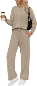 WIHOLL Lounge Sets for Women 2 Piece Travel Vacation Outfits - Cozy