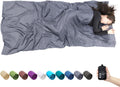BROWINT Silk Sleeping Bag Liner Extra Wide 87x43 - Lightweight Travel