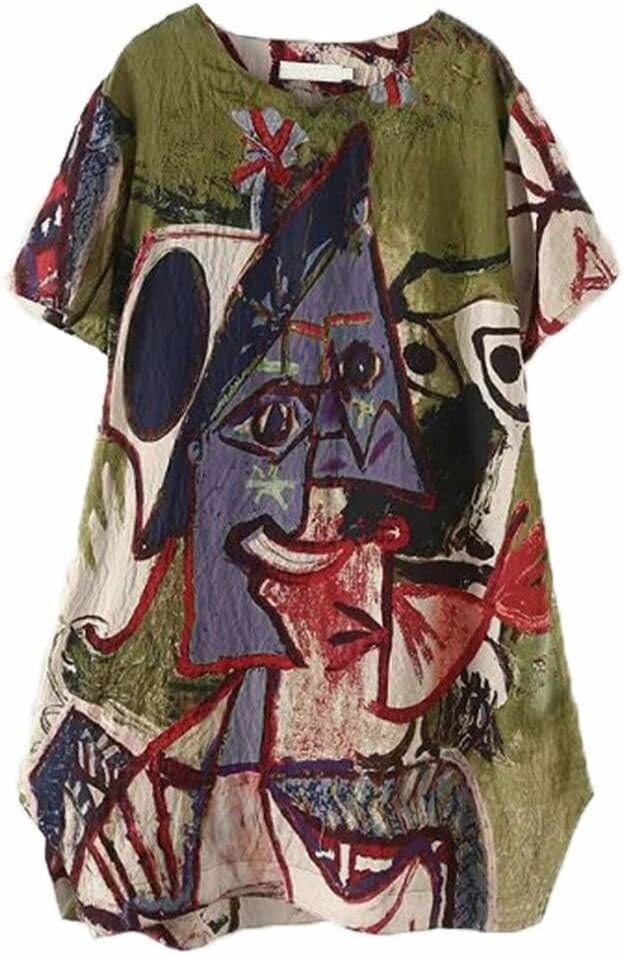 FTCayanz Women's Casual Midi Dresses with Pockets for Summer