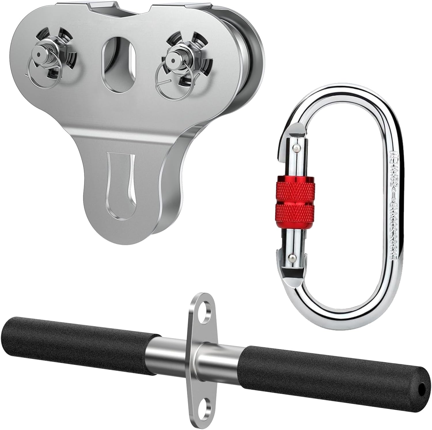 Zipline Pulley for 1/4 to 3/8 Cable - Durable Stainless Steel