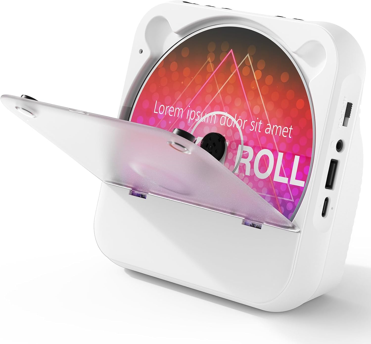 Portable Bluetooth CD Player - Enhanced Sound Quality