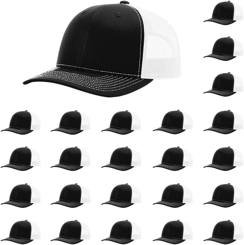 Richardson 112 Classic Six-Panel Adjustable Snapback Trucker Cap