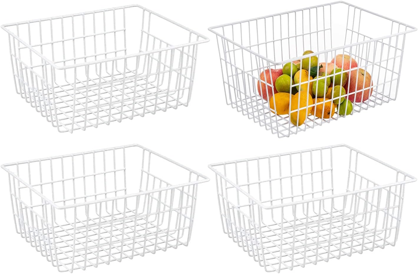 Redrubbit Wire Storage Baskets for Organizing Your Home Space