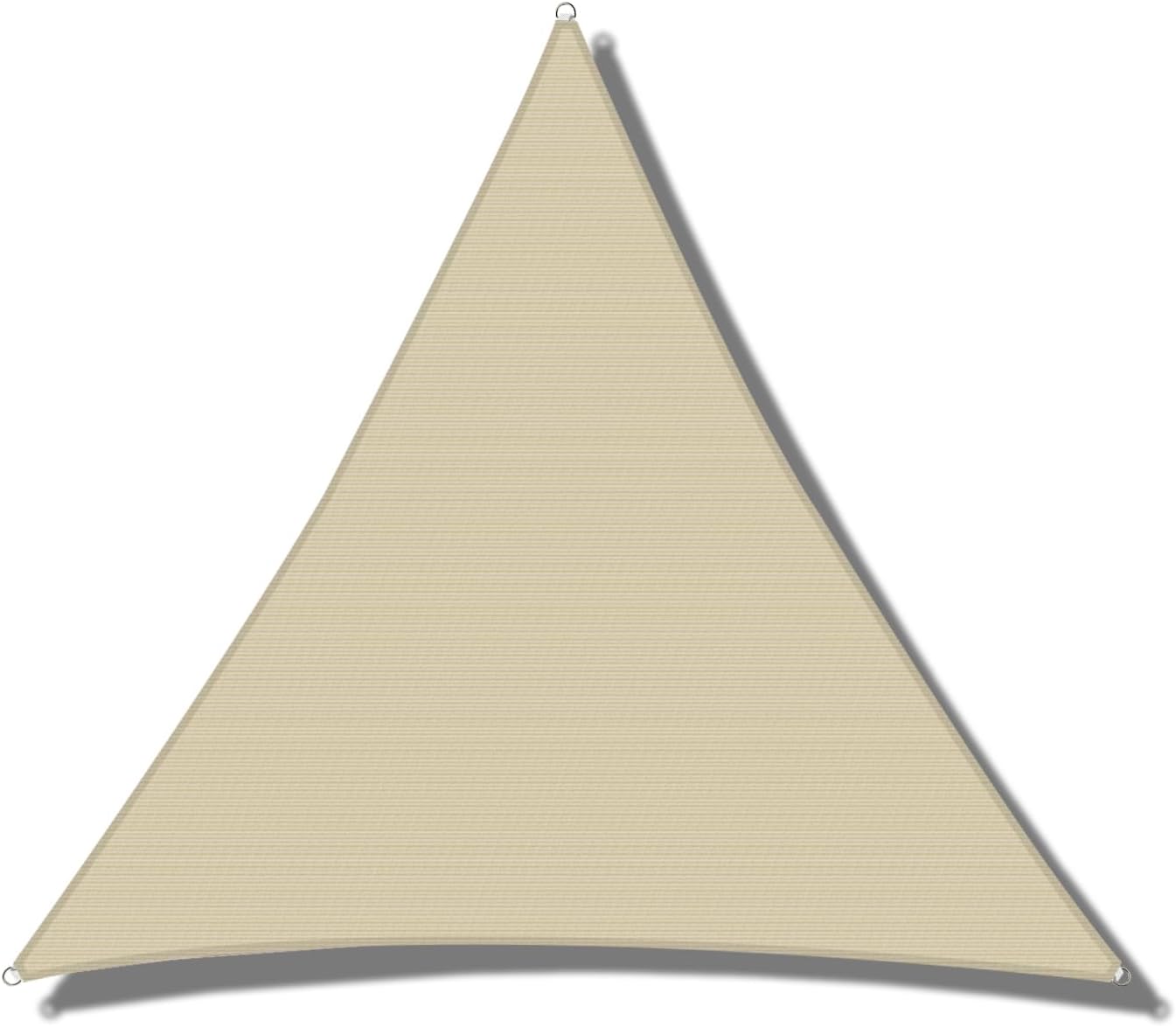 20ft x 20ft x 20ft Sun Shade Sail Triangle Canopy Cover for Outdoors