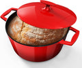 Nuwave 6QT LUX Enameled Cast Iron Dutch Oven - Bread & Braise