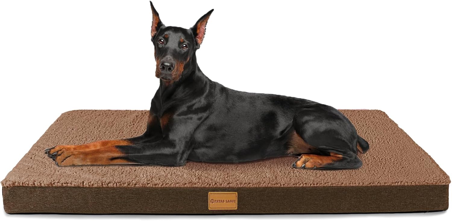 Orthopedic Jumbo Dog Bed for Large Dogs with Soft Foam Support