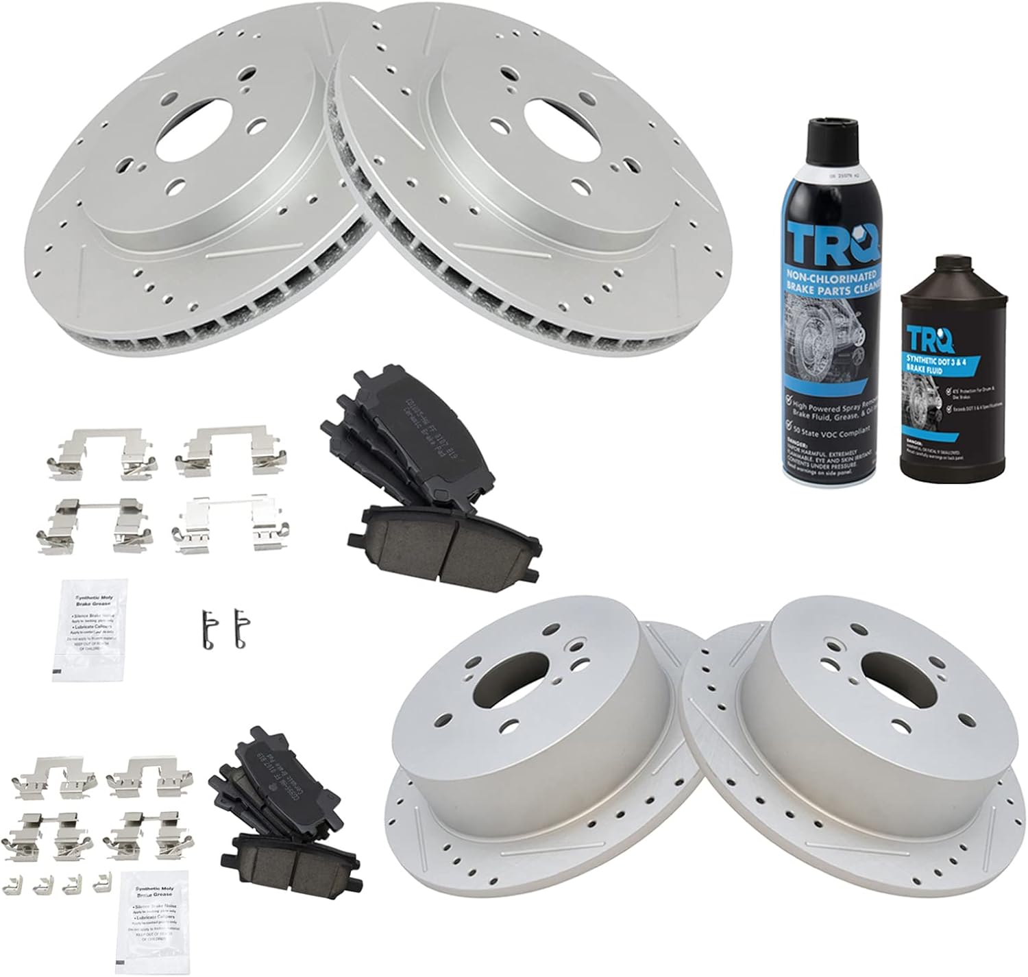 Performance Ceramic Brake Pad & Rotor Kit for Lexus & Toyota