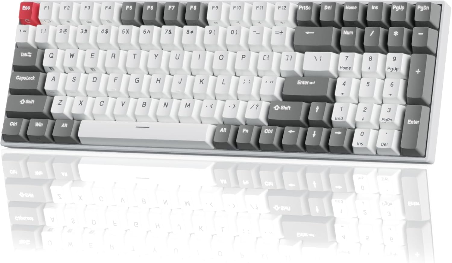 RK100 Wireless Mechanical Keyboard with RGB Backlit Features