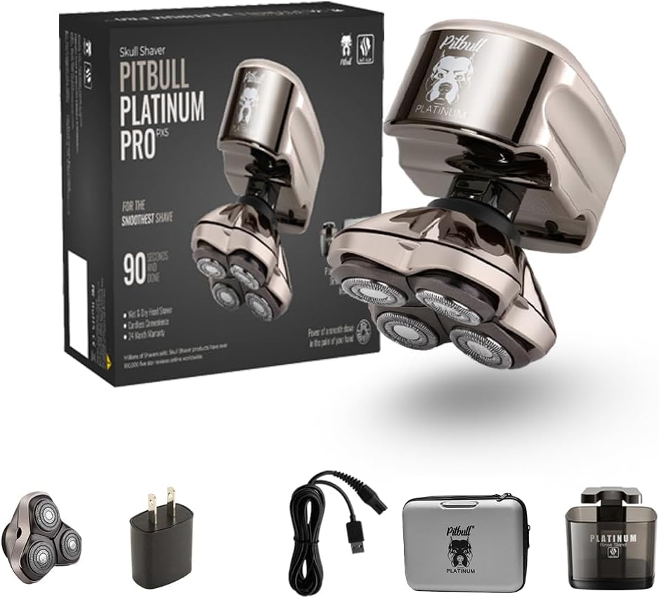 Skull Shaver Pitbull Platinum PRO PX5 Head and Face Shaver Review