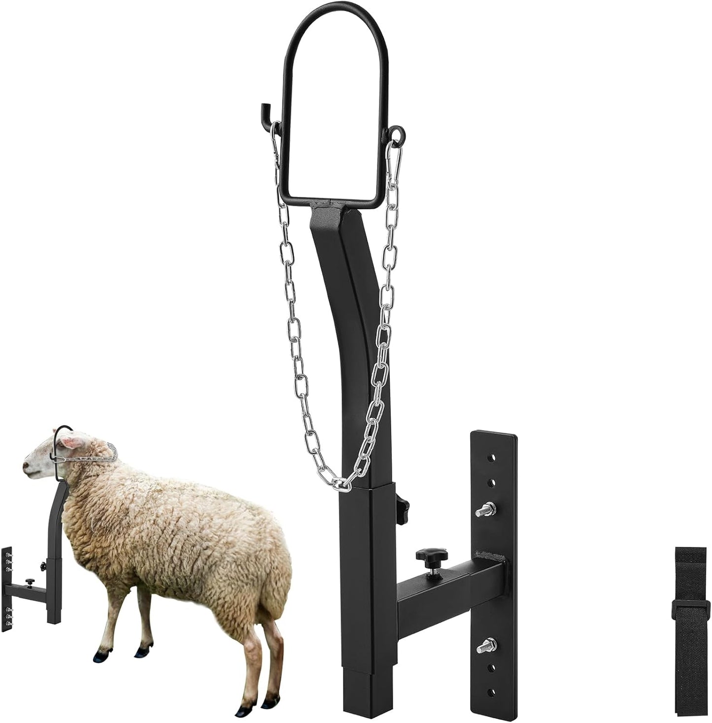 VEVOR Livestock Stand Nose Loop Headpiece for Goat Trimming
