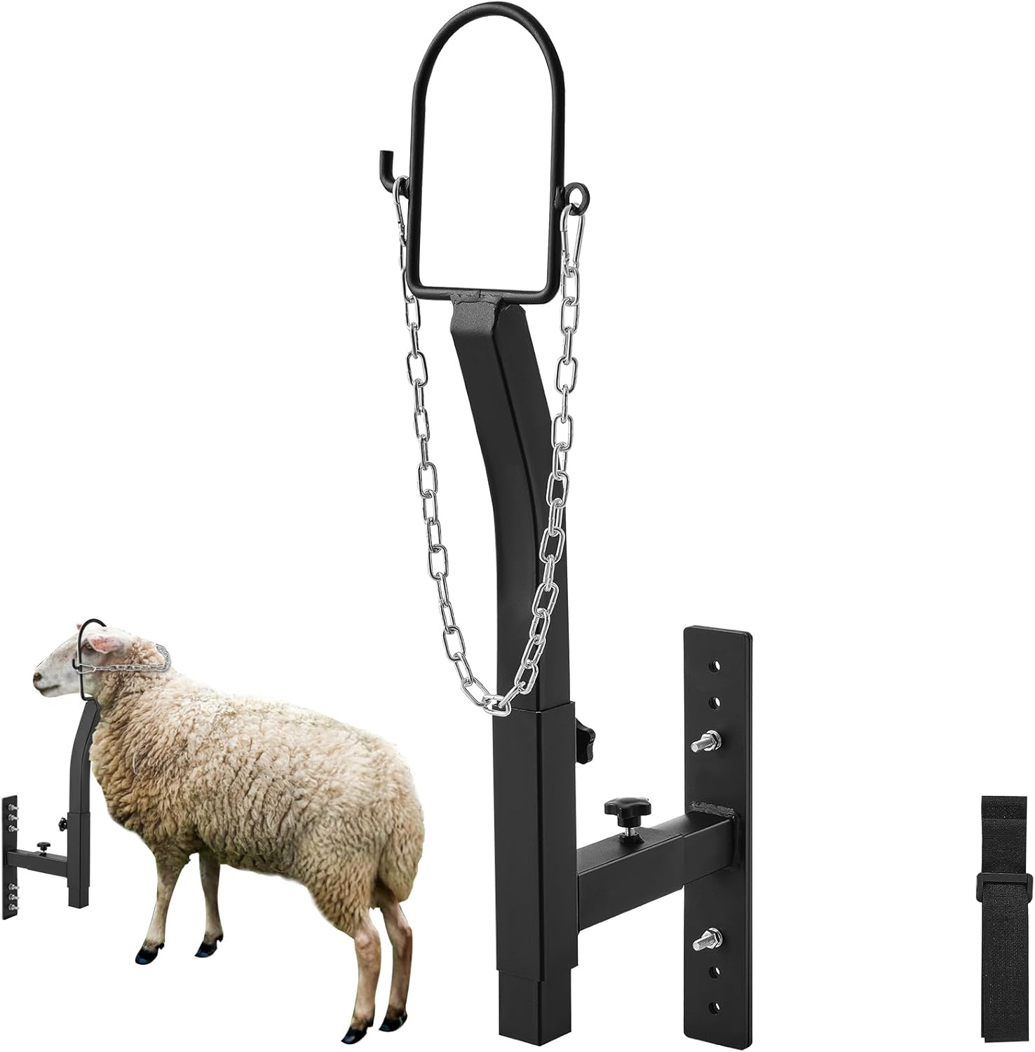 VEVOR Livestock Stand Nose Loop Headpiece for Goat Trimming