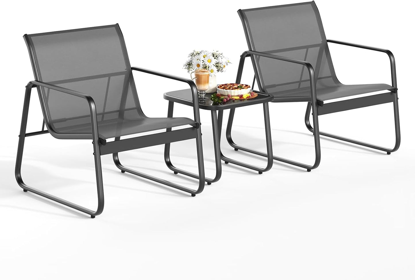 Gizoon Patio Chairs Set of 2 for Outdoor Relaxation and Style