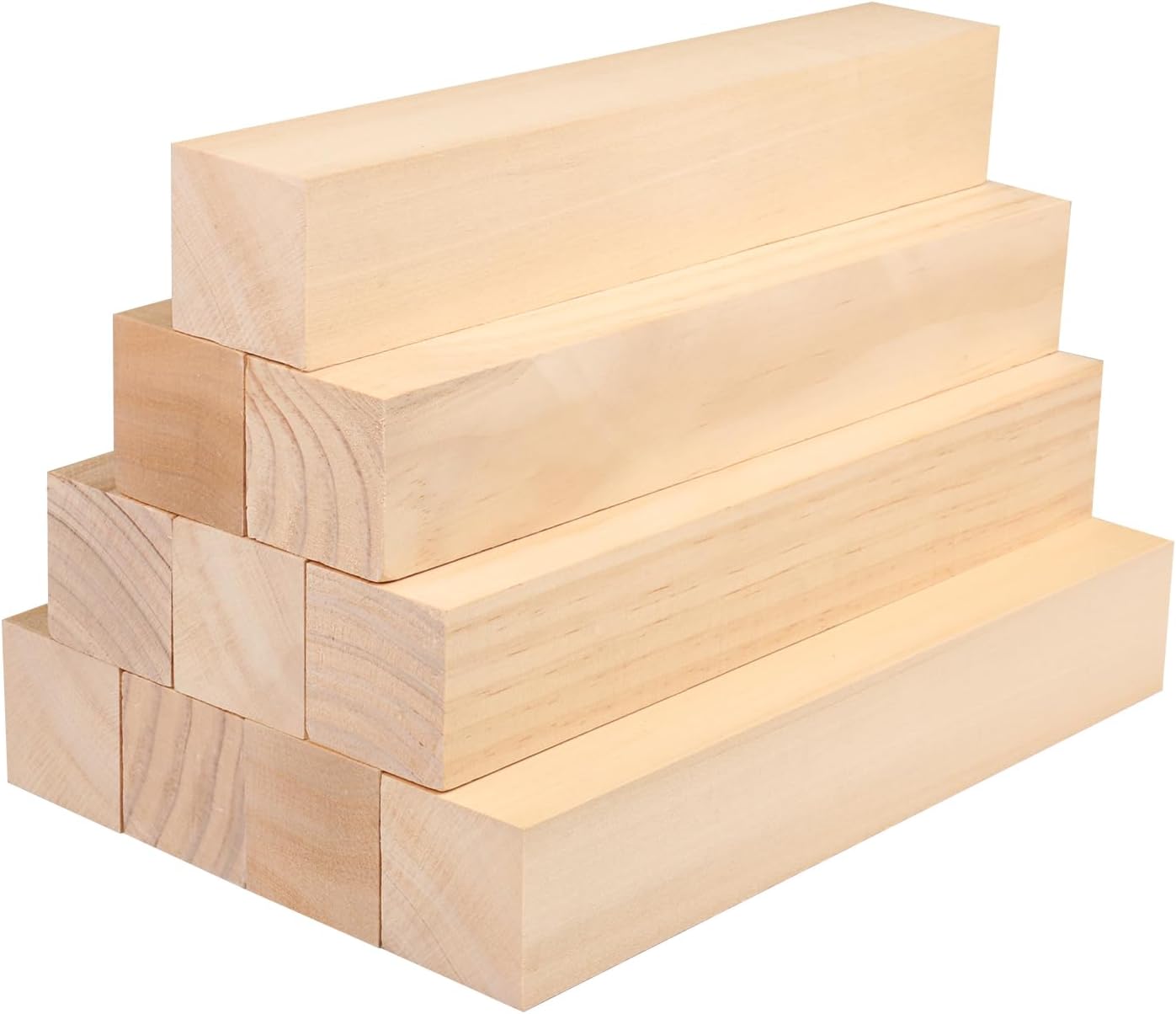 10 Pack Basswood Carving Blocks for All Skill Levels and Projects