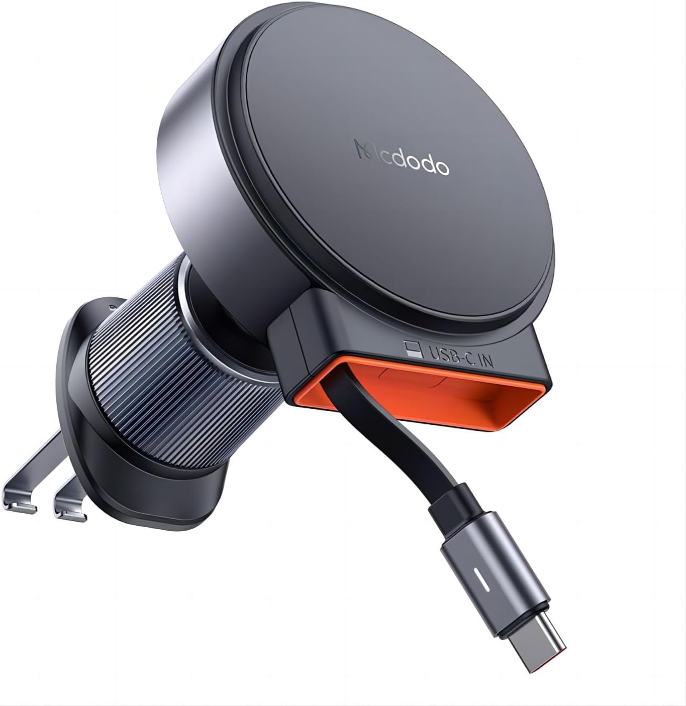 mcdodo 15W MagSafe Car Mount Charger w/ Type-C Cable - Fast Wireless Charging