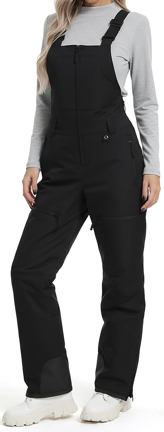 BenBoy Women's Snow Ski Bibs - Waterproof Insulated Overalls