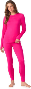Cuddl Duds Womens Fleece Lined Thermal Base Layer Set - Warm