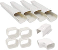 4in 14 ft Air Conditioner PVC Line Cover Kit for Mini Split & Central