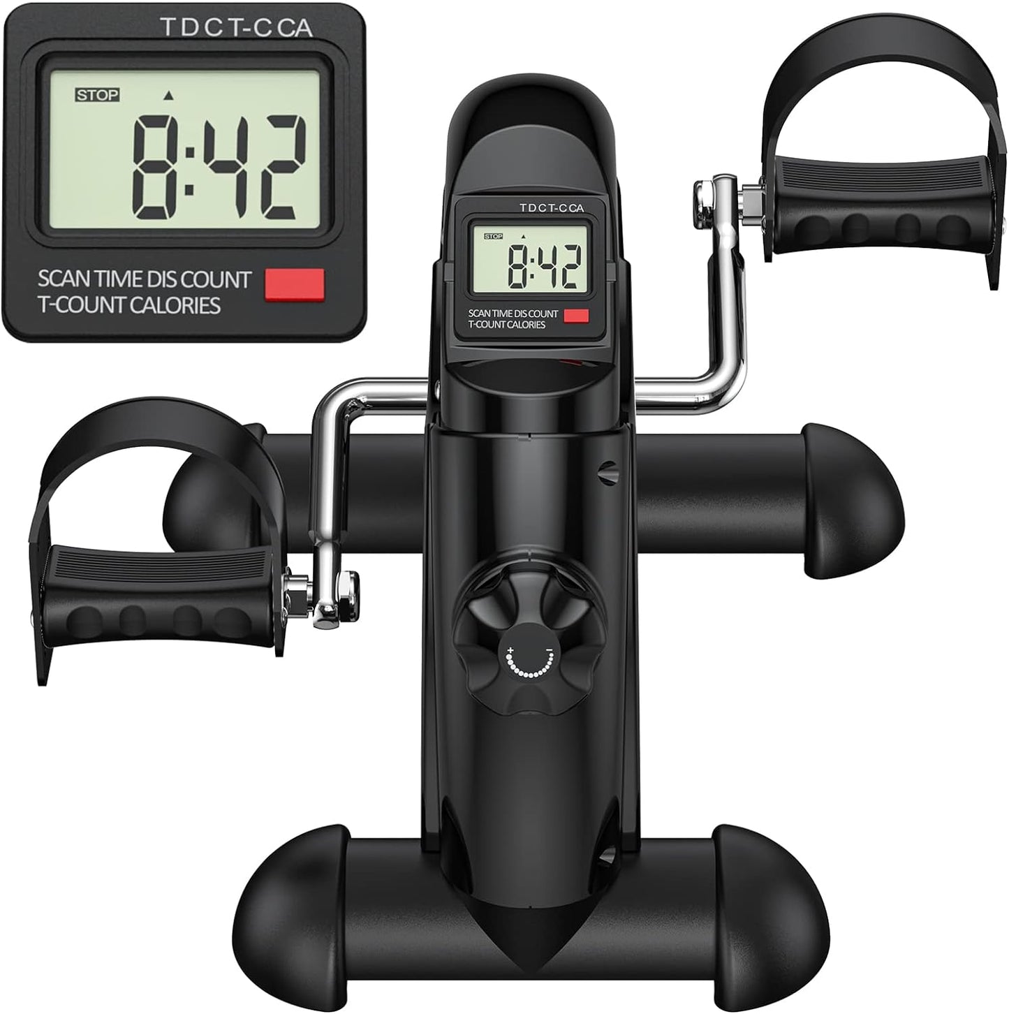 Compact Arm/Leg Exerciser - Adjustable Resistance & LCD Display