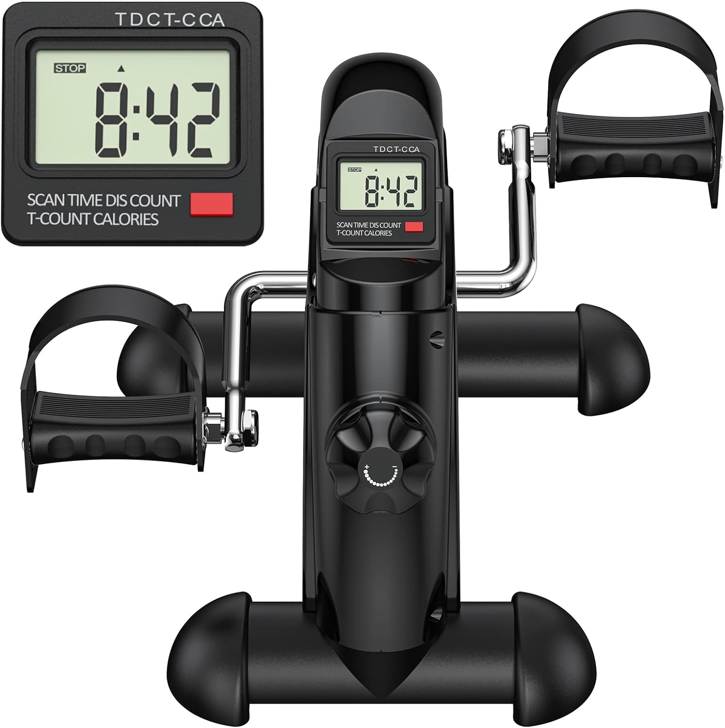 Compact Arm/Leg Exerciser - Adjustable Resistance & LCD Display