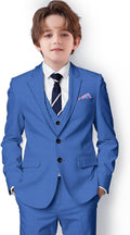 Boys Suit Formal Suits for Boy Slim Fit Kids Suit for Teen Boy - Royal