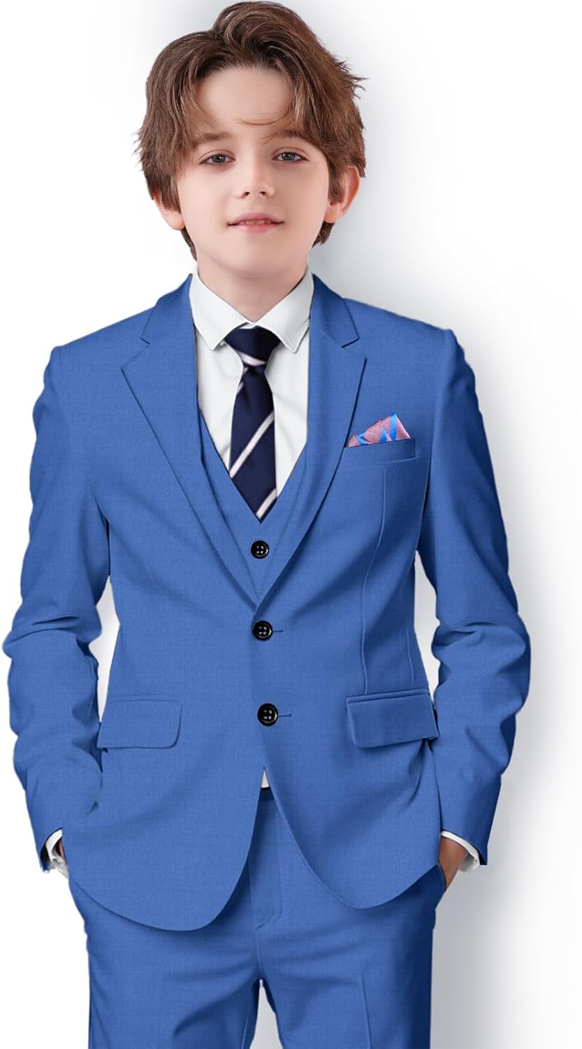 Boys Suit Formal Suits for Boy Slim Fit Kids Wedding Dress