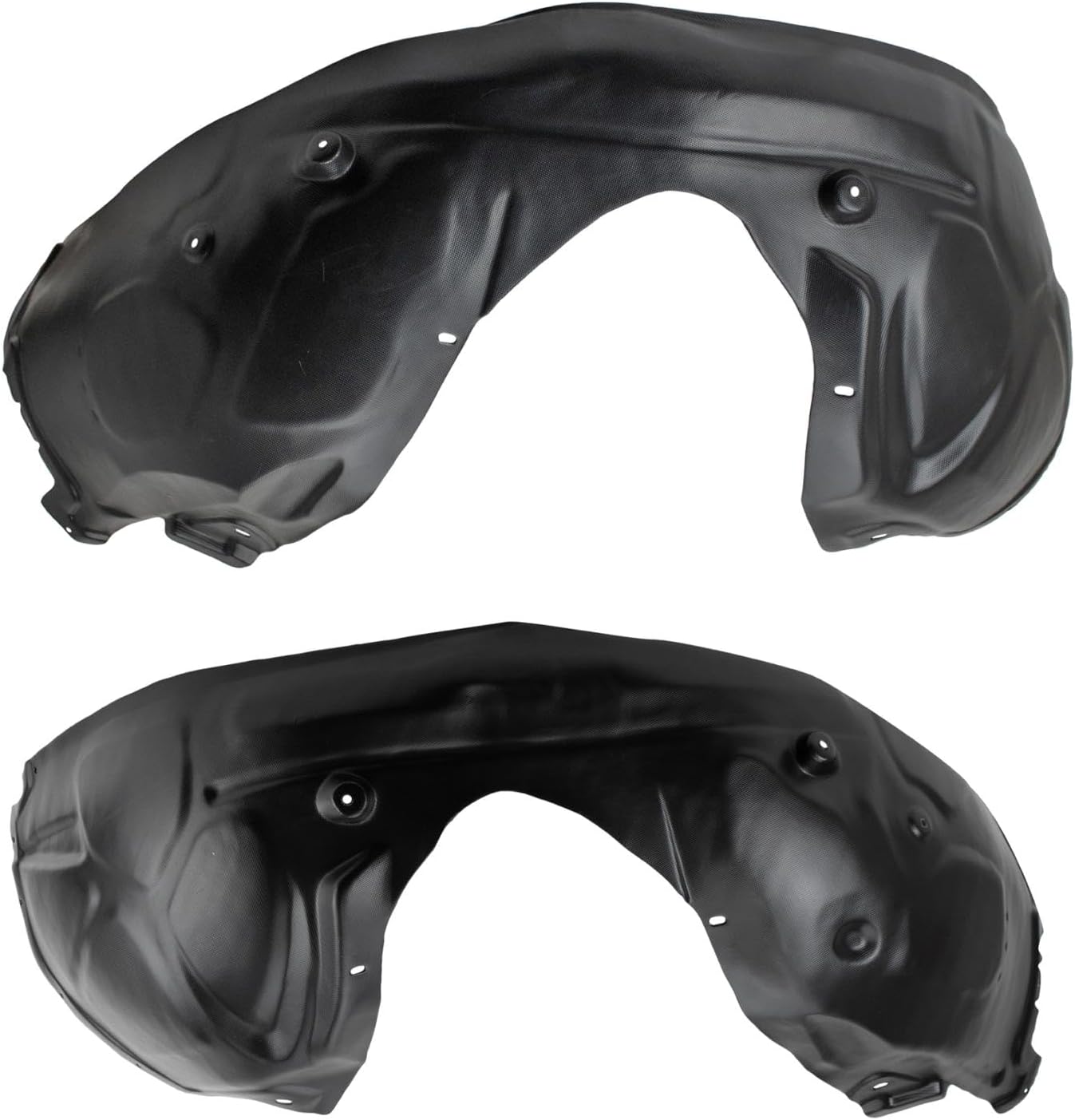 TRQ Front Inner Fender Liner Set for 2011-2014 Dodge Charger