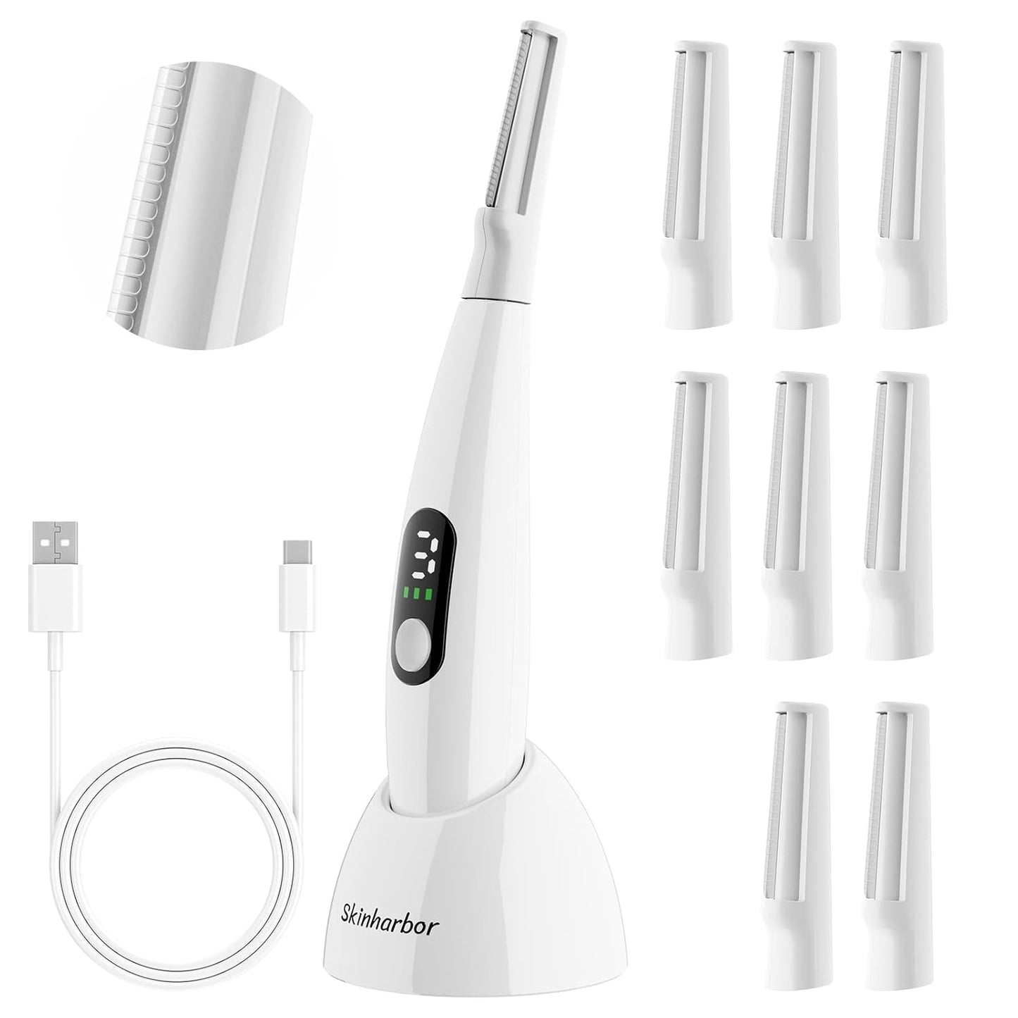 Sonic Dermaplane Razor for Women - Exfoliation & Hair Removal