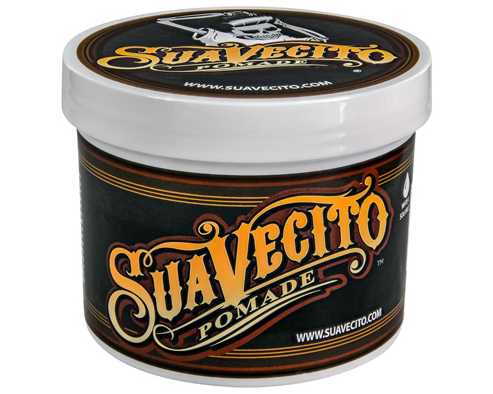 Suavecito Pomade For Men - Medium Hold Shine Water Based Hair Gel